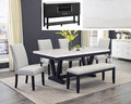 1320-6P/1320-SB VARLEY MARBLE TBL/SIDE
CHAIRS, BENCH