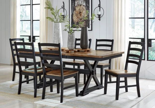 D634- 7pc Dining set