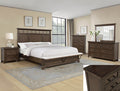 SETB1950 BECKETT BEDROOM GROUP BROWN