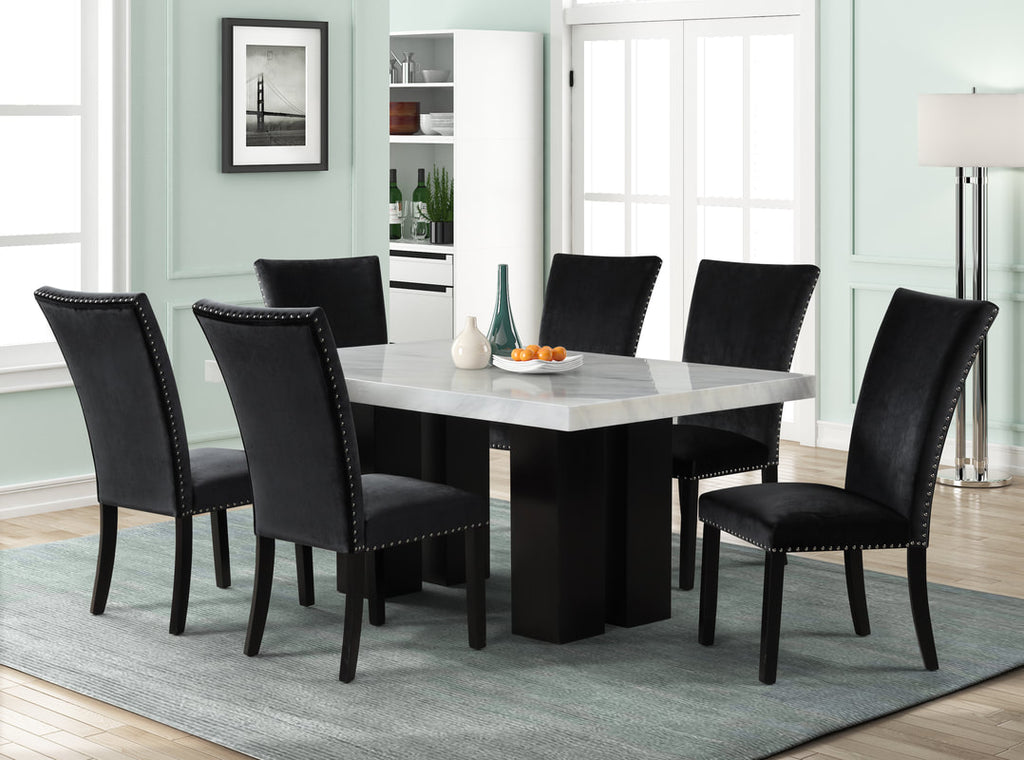 Faux Marble Dining Table