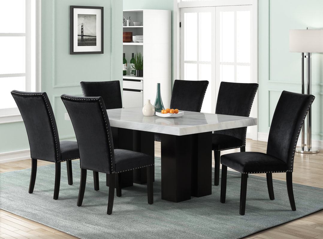 Faux Marble Dining Table