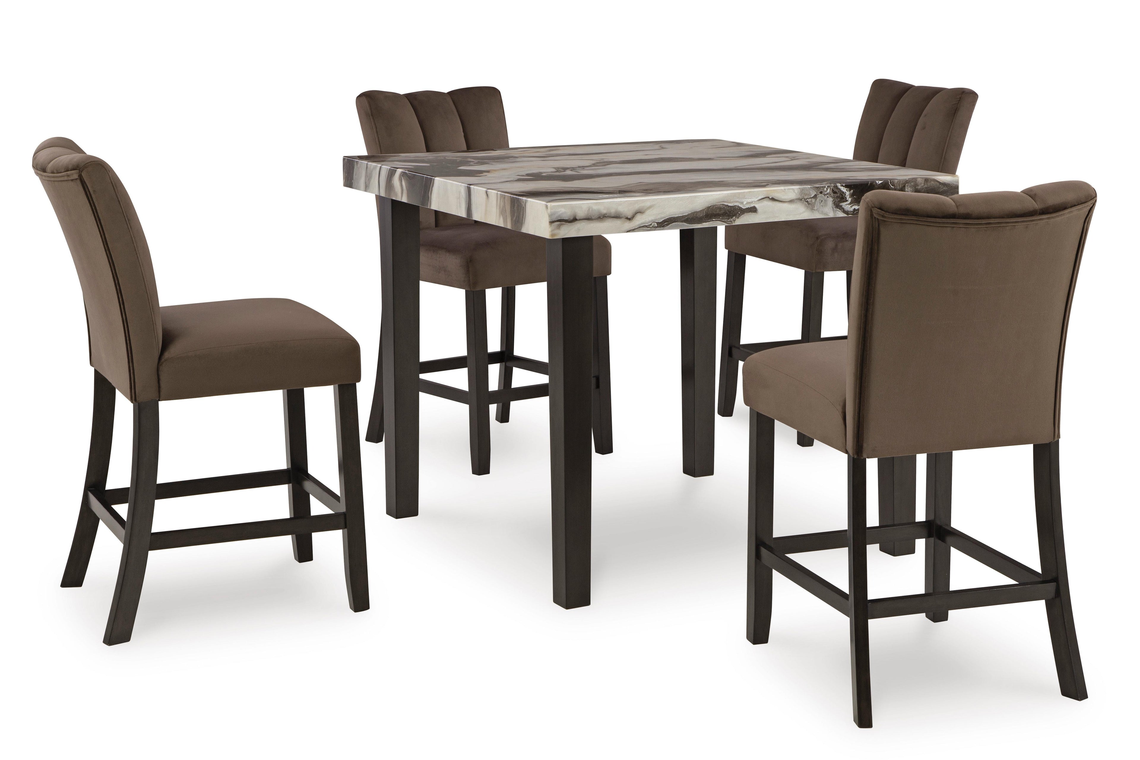 D581-13 Pub Table & 4 Chairs Set
