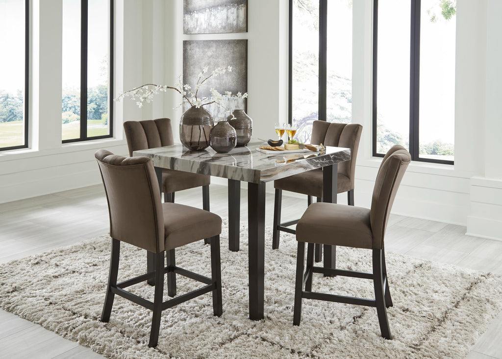 D581-13 Pub Table & 4 Chairs Set