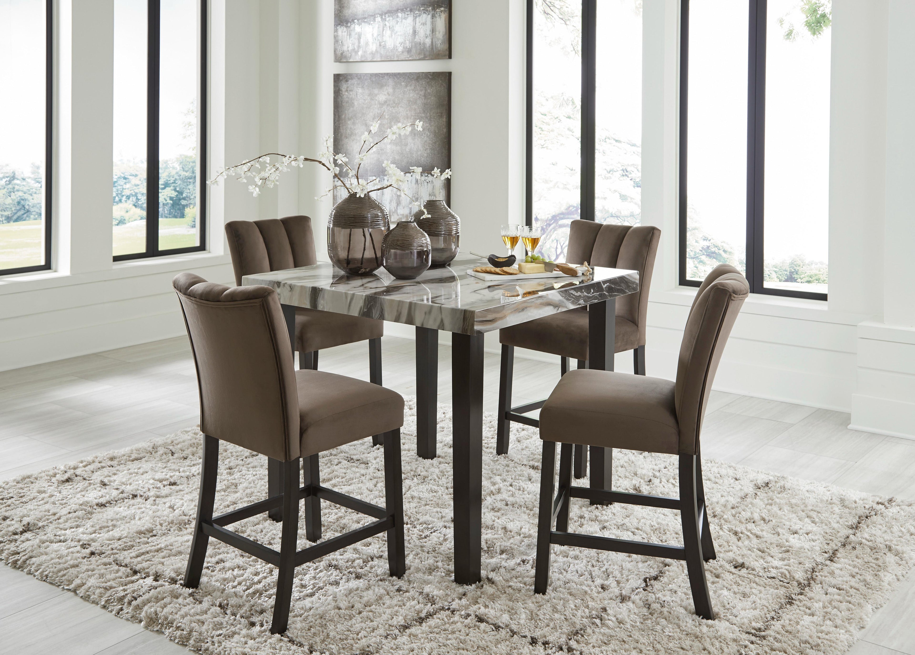 D581-13 Pub Table & 4 Chairs Set