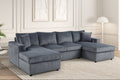 Terasa - Gray Double Chaise Sectional
