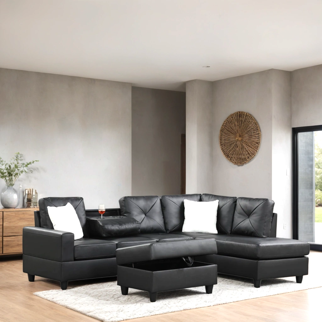 Rocket PU Reversible Sectional