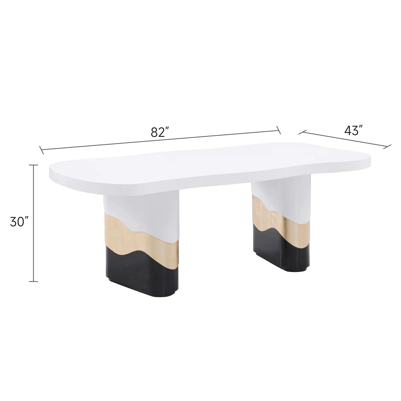 D901 Orion 82" Dining Table
