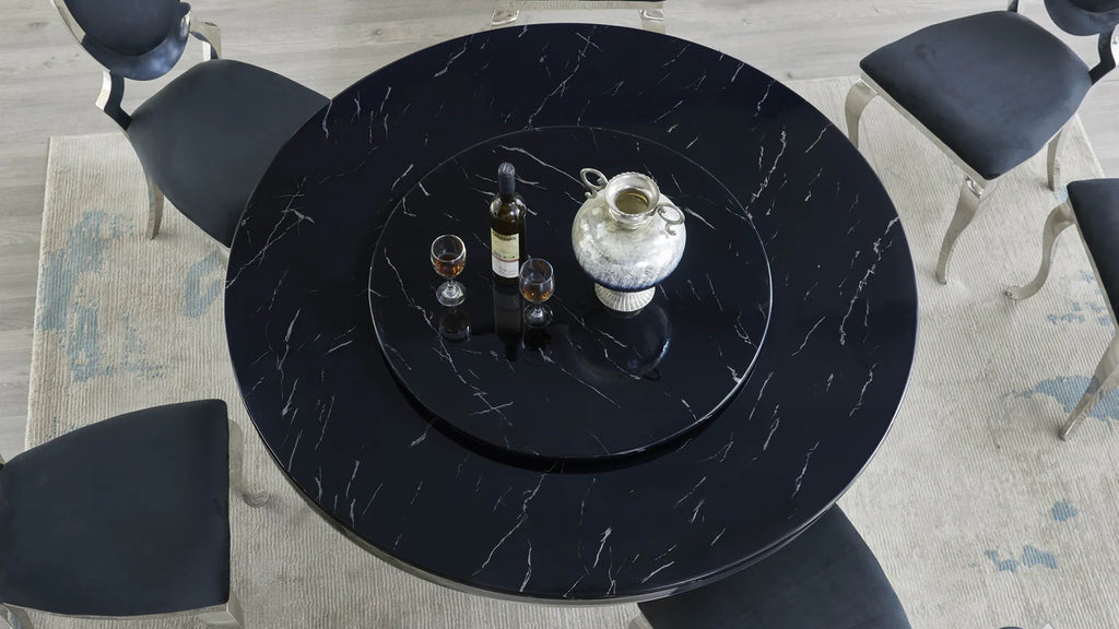 D615 Maxi (Black/Chrome) Table