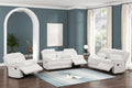Heaven-White 3pc Reclining Set