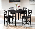 Tahoe - Cappuccino - beige Pub Table + 4 Chairs
