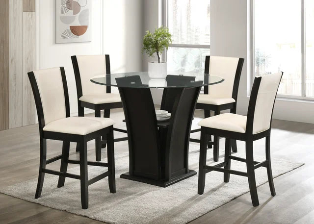 Orlando pub table + 4 chairs set