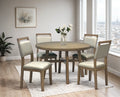 D2410-Dining table +4 chairs set