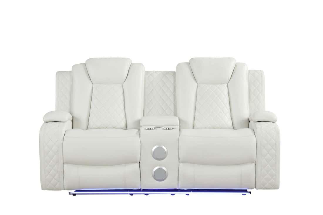 Luz White - 3PC Reclining Set